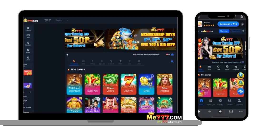 Me777 23 interface me777